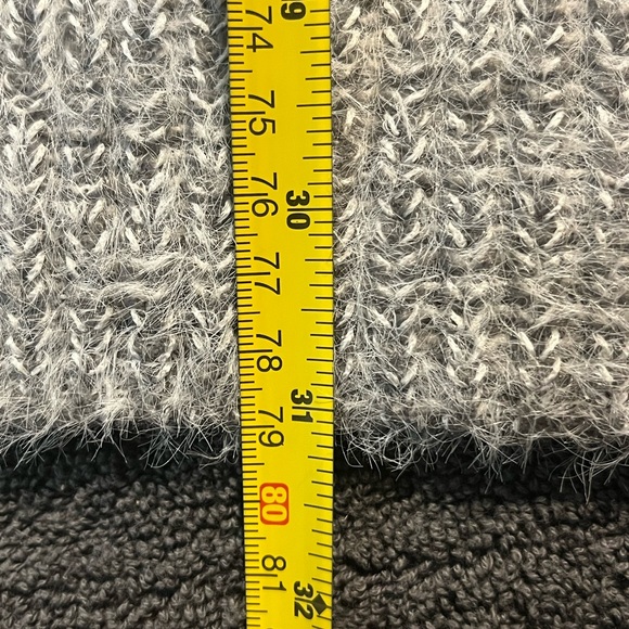 SHEIN | Striped Knit Sweater - Gray, Cream, and Tan | Size M - Picture 9 of 9